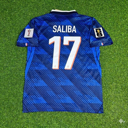 William Saliba 17 – Frankreich Heimtrikot für die Weltmeisterschaft 2026 (Blau)