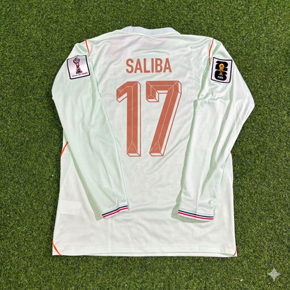 William Saliba #17 France 2026 World Cup Away Long Sleeve Jersey