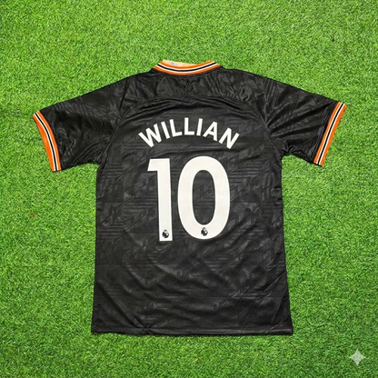 Willian 10- Chelsea 2019/2020 Away Black Retro Football Jersey Kit