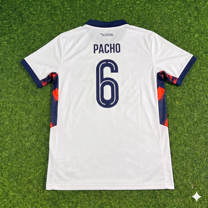 Willian Pacho #6 Ecuador 2026 World Cup White Football Jersey