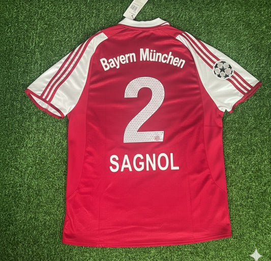 Willy Sagnol 2 FC Bayern Munich 2003 2004 Maillot rétro Trikot Maillot Maillot de football