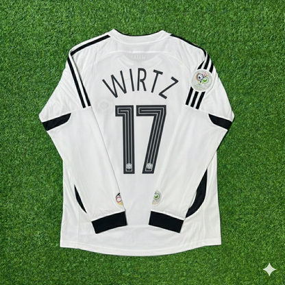 Florian Wirtz Germany World Cup Long Sleeve White Retro Football Jersey