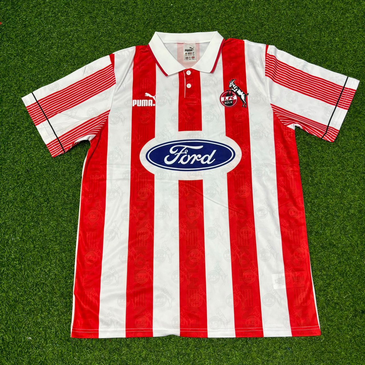 Wolfgang Overath #10 1. FC Köln Retro Trikot Fußballtrikot