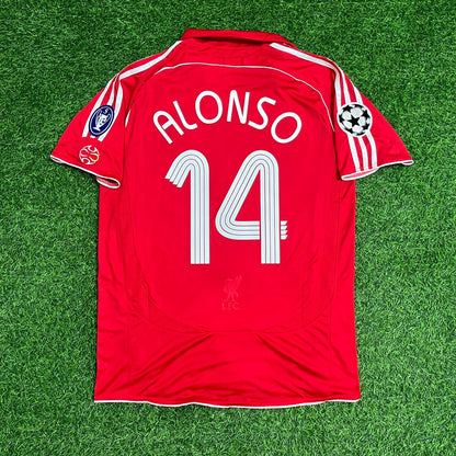 Xabi Alonso #14 Liverpool 2007/08 Jersey Trikot Maillot Soccer Shirt