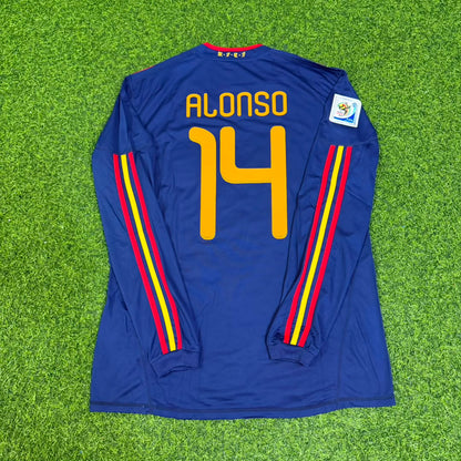 Xabi Alonso - Spain 2010 World Cup Final Retro Jersey Trikot