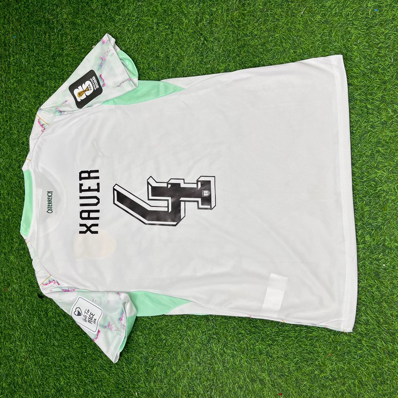 Xaver Schlager Austria White 2026 World Cup Football Jersey