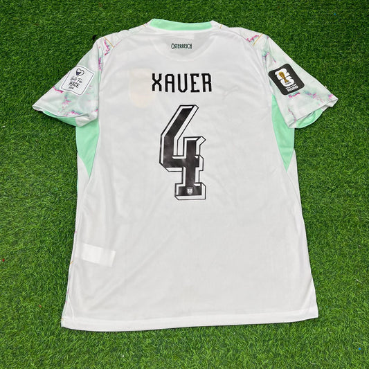 Xaver Schlager Austria White 2026 World Cup Football Jersey