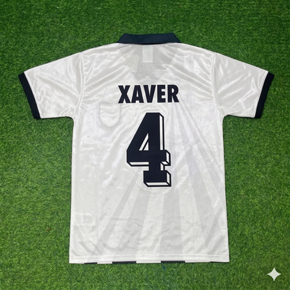 Xaver Schlager Austria White Retro Football Jersey