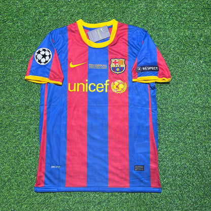 Xavi Barcelona 2011 London Final Jersey Trikot Maillot Soccer Shirt