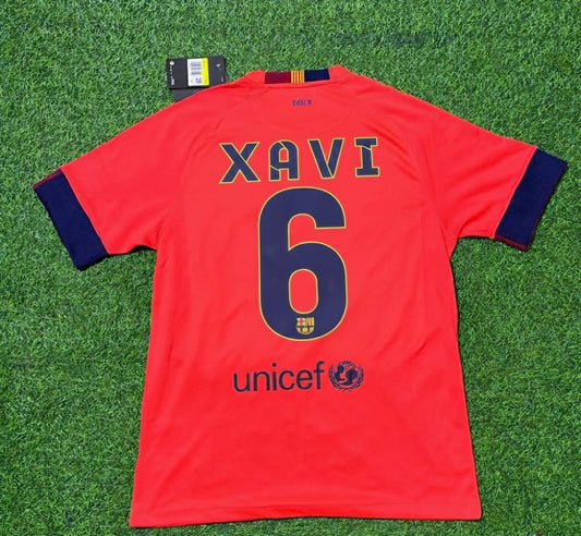 Xavi 6- Barcelona 2014 Kit Season Retro Trikot Maillot Jersey