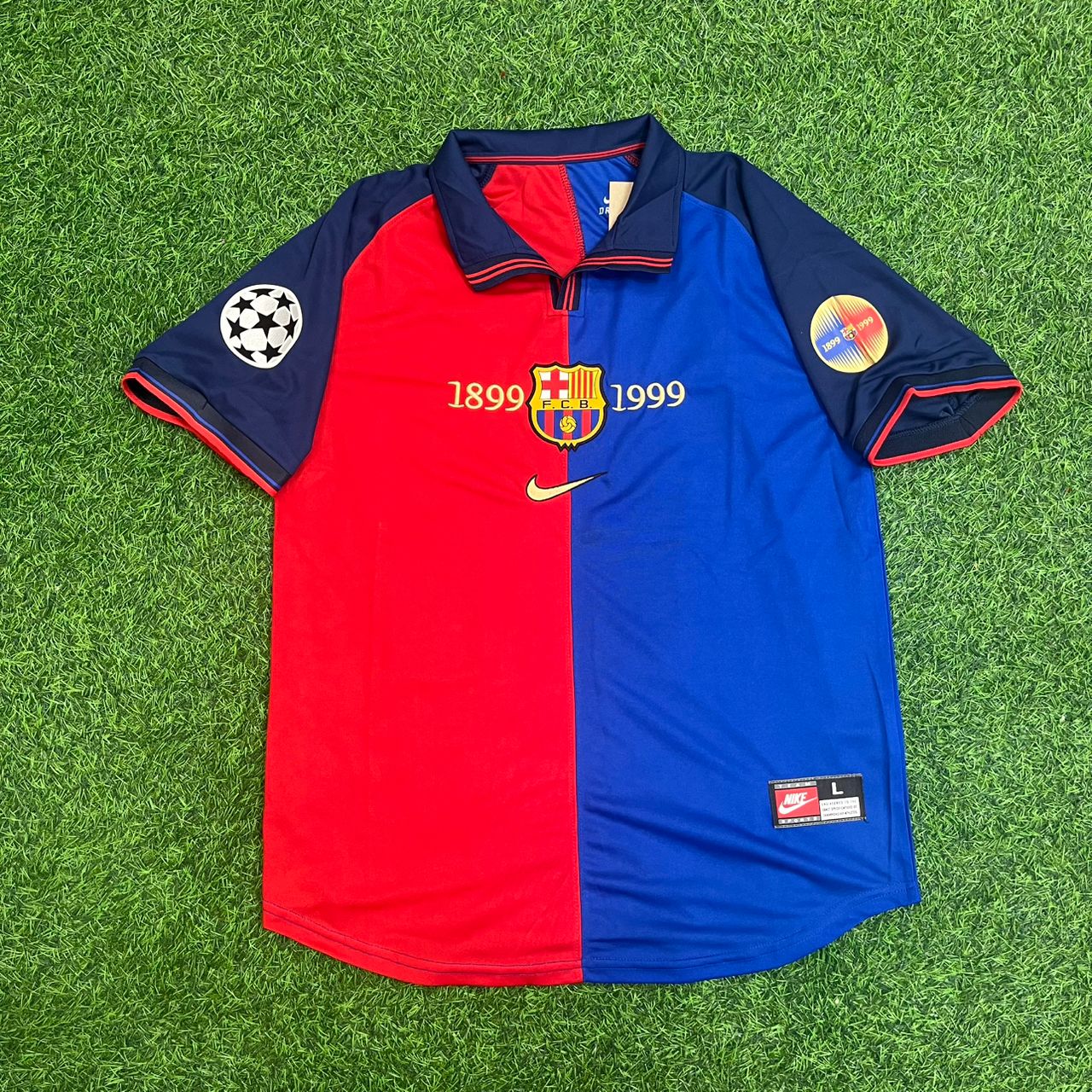 Xavi Hernandez 26 – Barcelona 1998/1999 Retro-Trikot – | Trikot | Maillot-Fußballtrikot