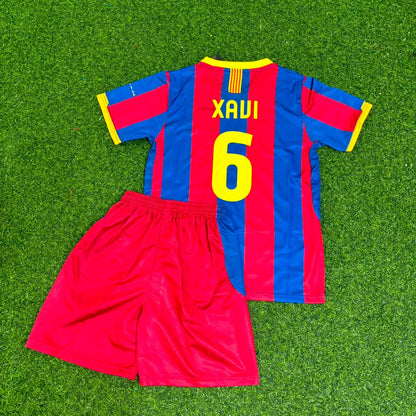 Xavi Hernandez Barcelona 2010/11 Kids Kit Kindertrikot Maillot Enfant Kindertrui Soccer Shirt