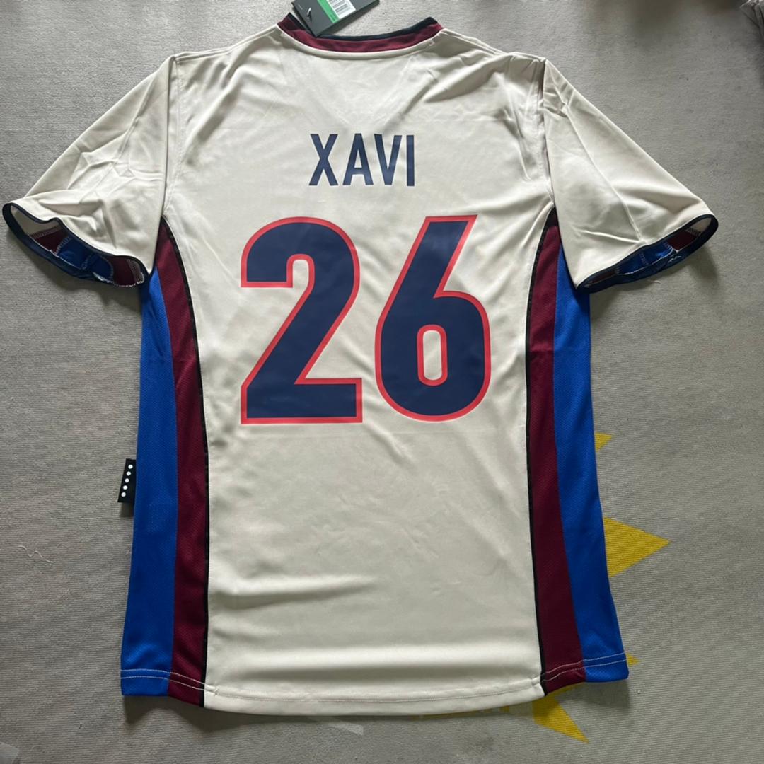 Xavi Barcelona 98/99 Retro Jersey Maillot Trikot Maglia