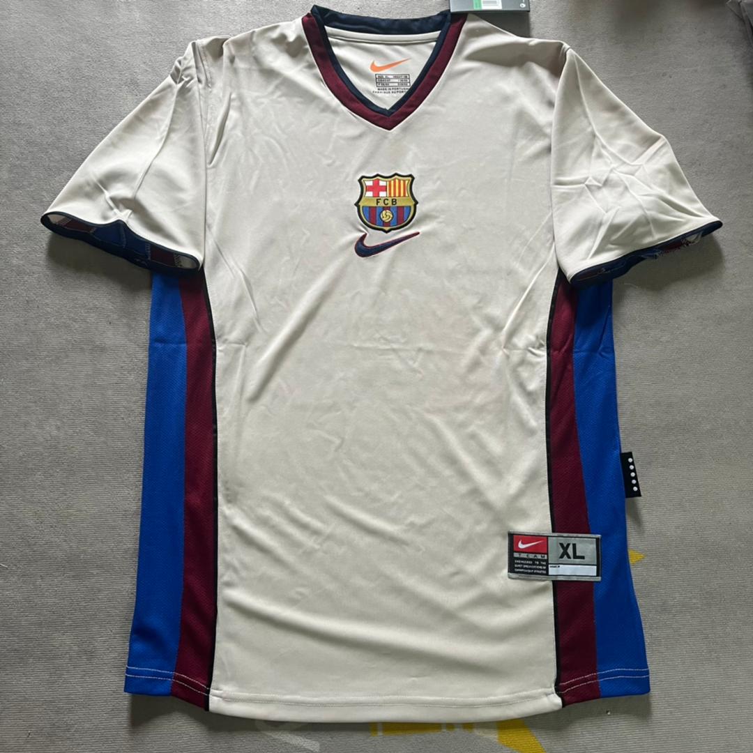 Xavi Barcelona 98/99 Retro Jersey Maillot Trikot Maglia