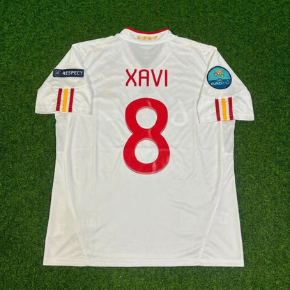 Xavi Hernandez Spain EURO 2012 Final Retro Football Jersey Kit