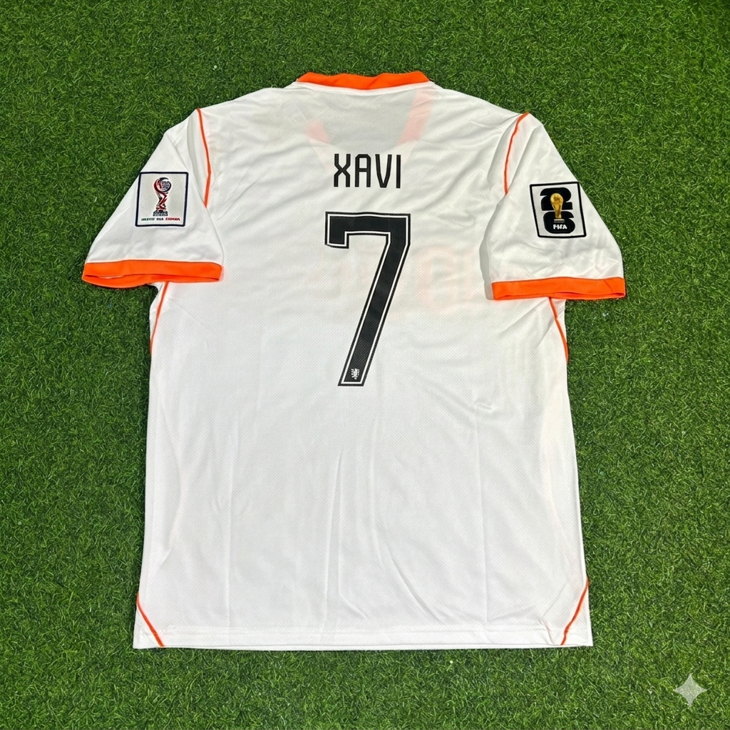 Xavi Simons #7 Netherlands 2026 World Cup New Season Football Jersey