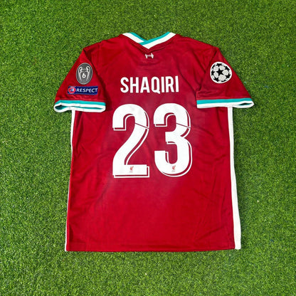 Xherdan Shaqiri 23# Liverpool 2019 2020 Home Retro Football Jersey