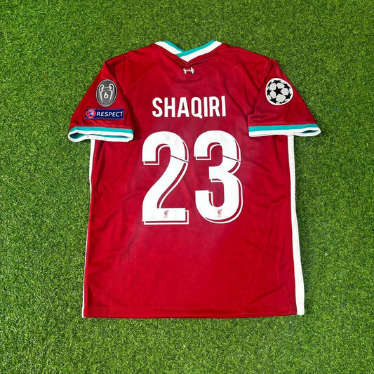 Xherdan Shaqiri 23# Liverpool 2019 2020 Home Retro Football Jersey