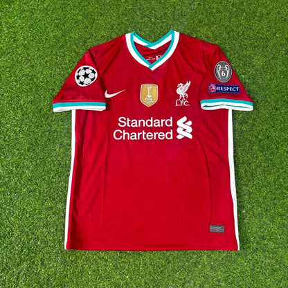 Xherdan Shaqiri 23# Liverpool 2019 2020 Home Retro Football Jersey