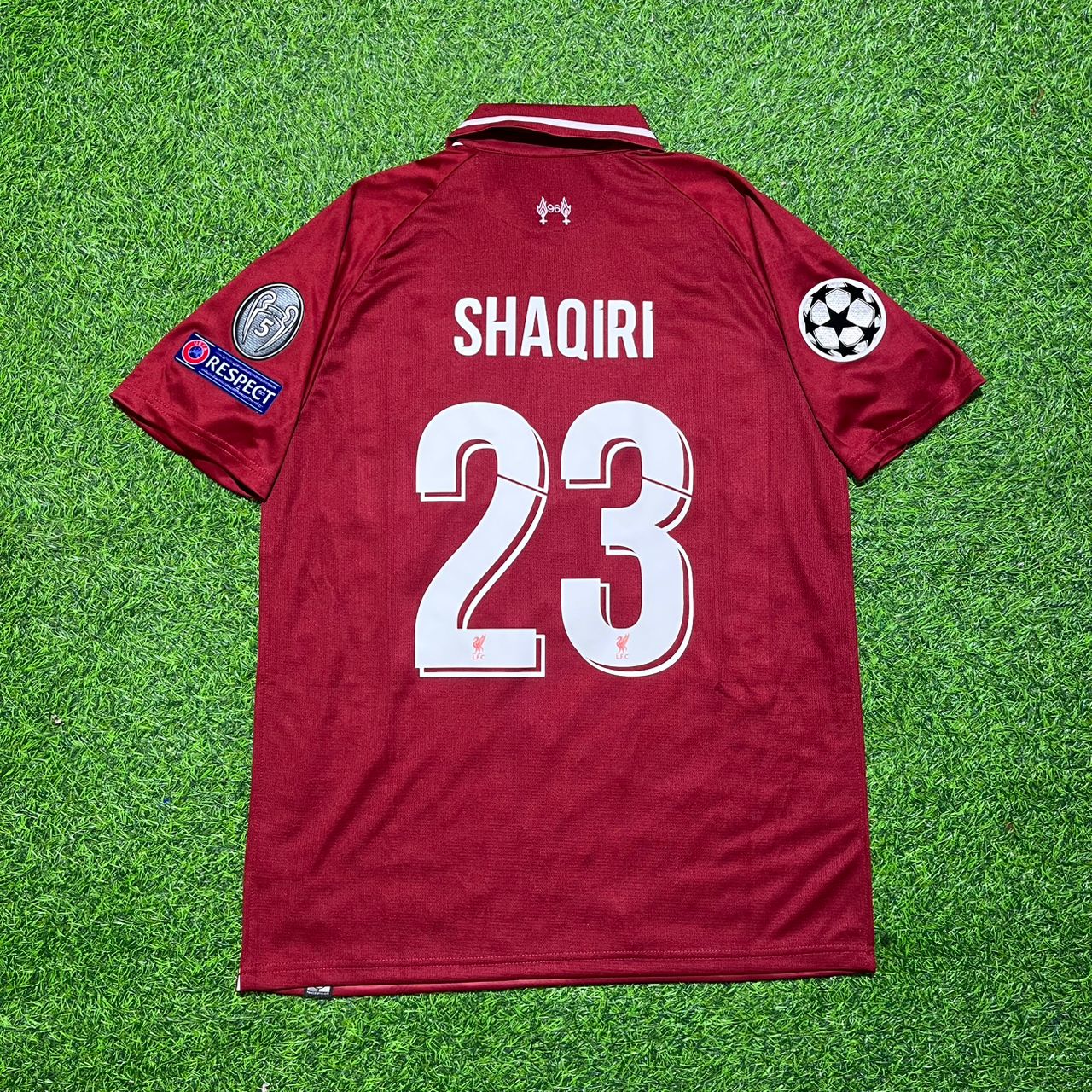 Xherdan Shaqiri Liverpool 2019 CL Final Retro Kit Jersey Trikot Maillot Maglia