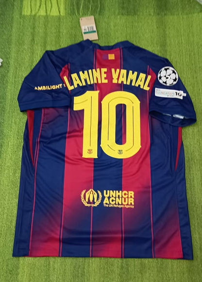 Lamine Yamal Barcelona  Home Number 10 Home New Season 2026 Jersey Trikot Maillot Soccer Shirt