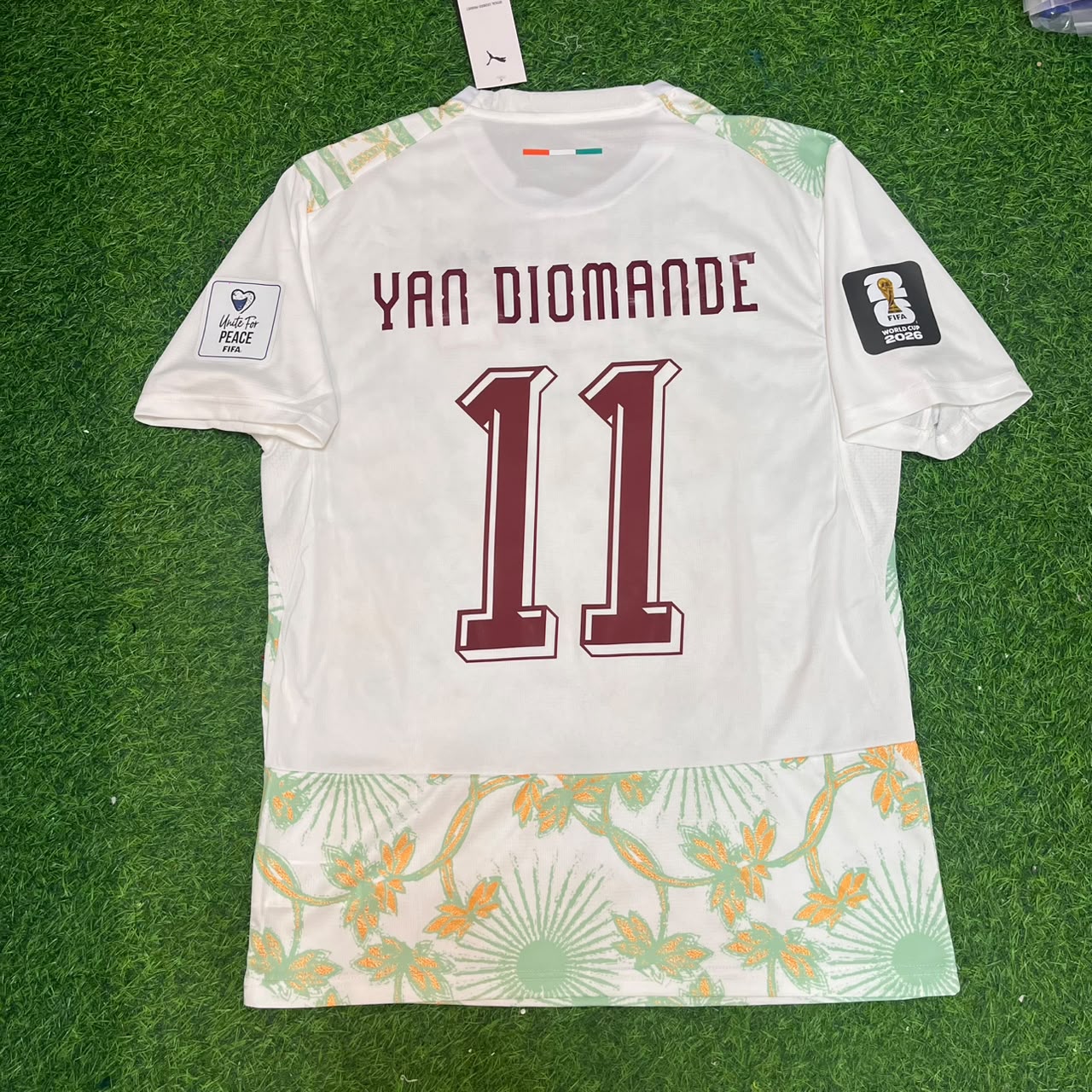 Yan Diomande Ivory Coast World Cup 2026 Football Jersey Trikot Maillot