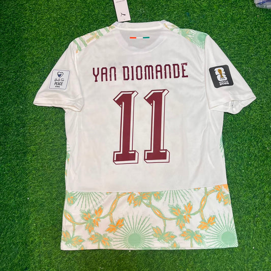 Yan Diomande Ivory Coast World Cup 2026 Football Jersey Trikot Maillot