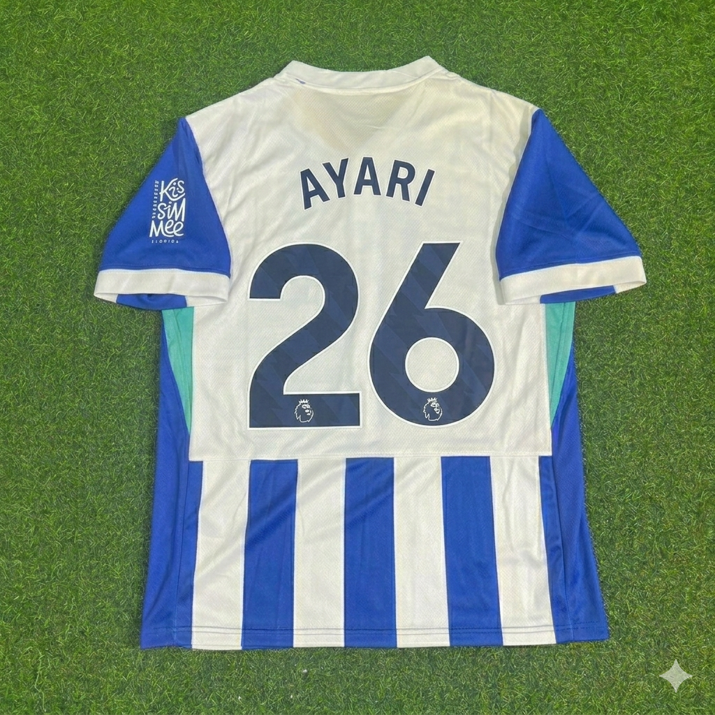 Yasin Ayari #26 Brighton 2026 New Season Football Jersey