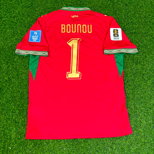 Yassine Bounou Marokko WM 2026 Heimtrikot Rot