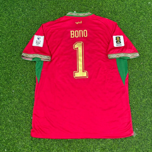 Yassine Bounou Marokko WM 2026 Heimtrikot Rot