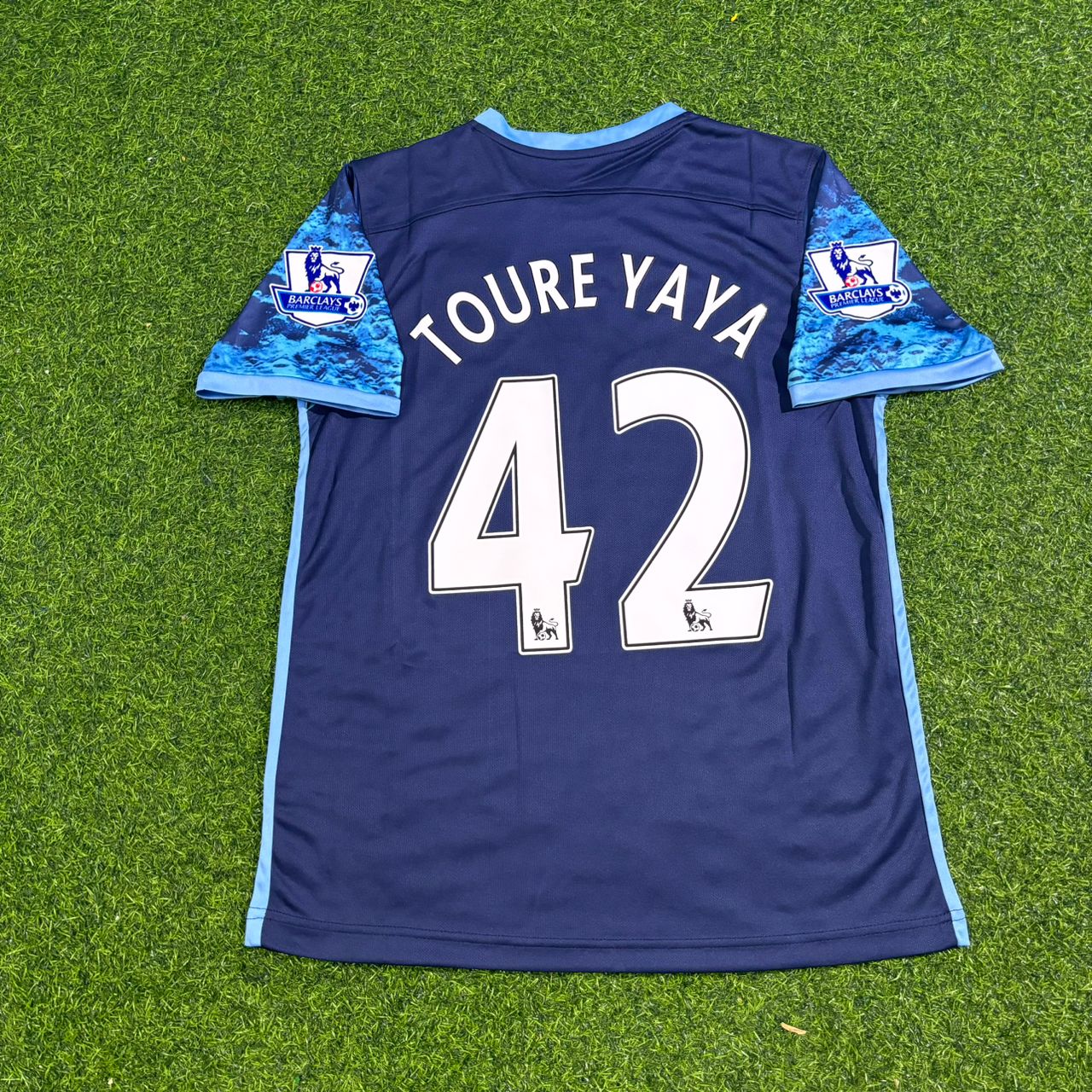 Yaya Touré 42- Manchester City 2016 2017 Saison Retro-Trikot Maillot Trikot Maglia