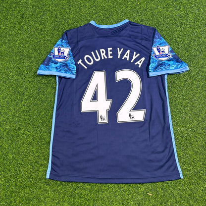Yaya Touré 42- Manchester City 2016 2017 Saison Retro-Trikot Maillot Trikot Maglia