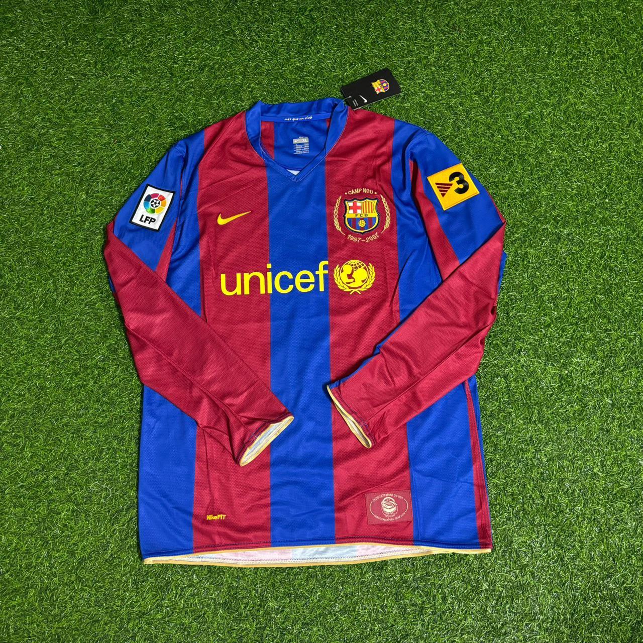 Yaya Toure Barcelona 2007 Retro Football Jersey