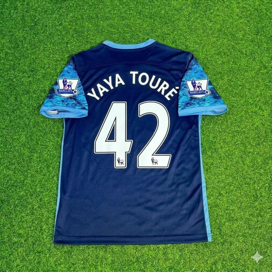 Yaya Touré 42- Manchester City 2016 2017 Season Retro Jersey Maillot Trikot Maglia