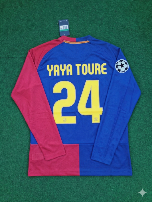 Yaya Toure Barcelona 2009 Champions League Final Retro Jersey