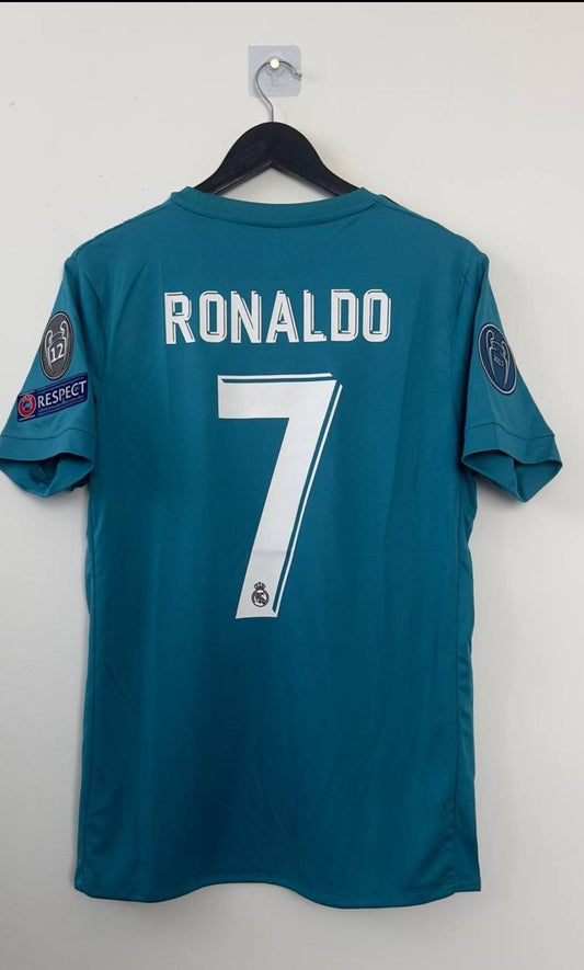 Cristiano Ronaldo Real Madrid Rotes Retro-Trikot