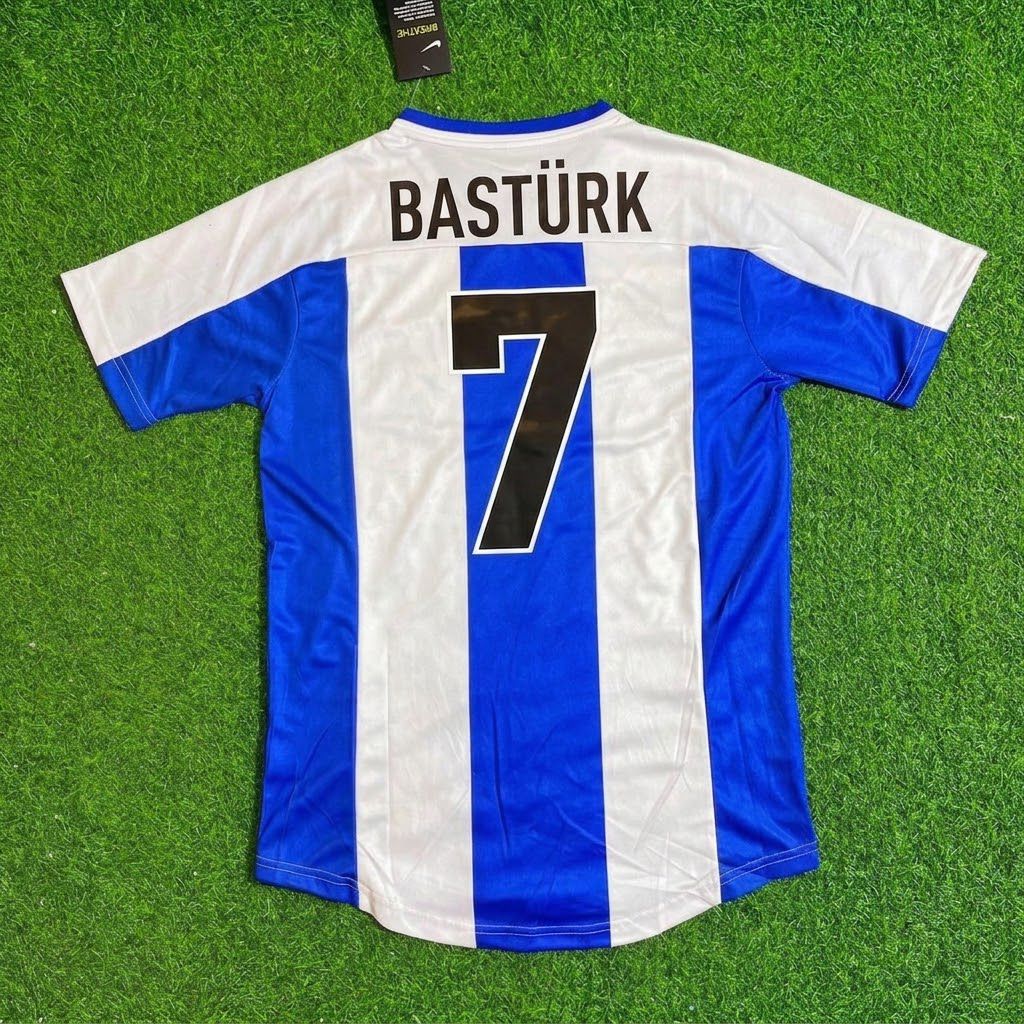 Yildiray Bastürk Hertha Berlin Commemorative Retro Football Jersey Trikot Maillot Kit
