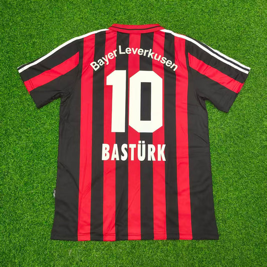 Yıldıray Bastürk Bayer 04 Leverkusen 2001-2002 Heimtrikot | Retro-Kit | Trikot-Fußballtrikot