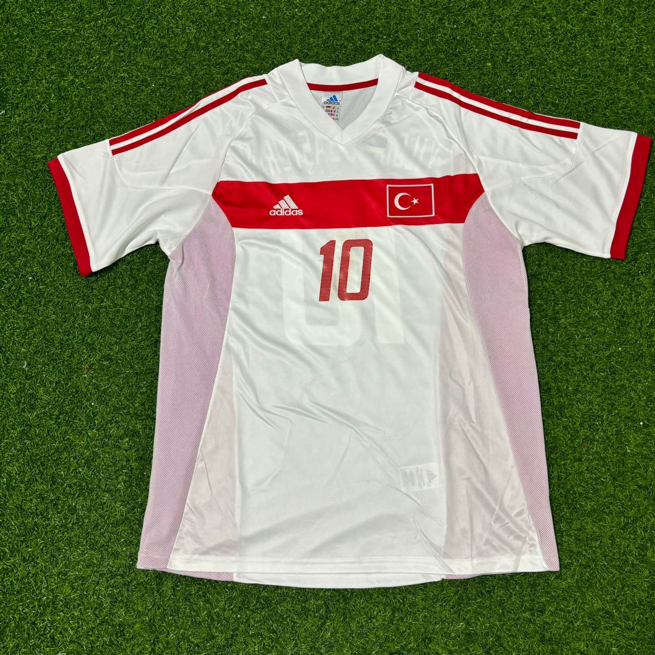 Yıldıray Baştürk Turkey Türkiye 2002 World Cup White Retro Football Jersey