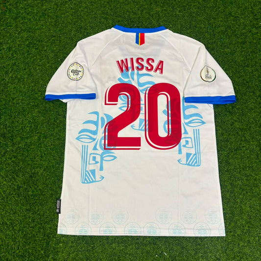 Yoane Wissa Democratic Republic of the Congo World Cup 2026 Away Football Jersey Shirt Trikot Maillot