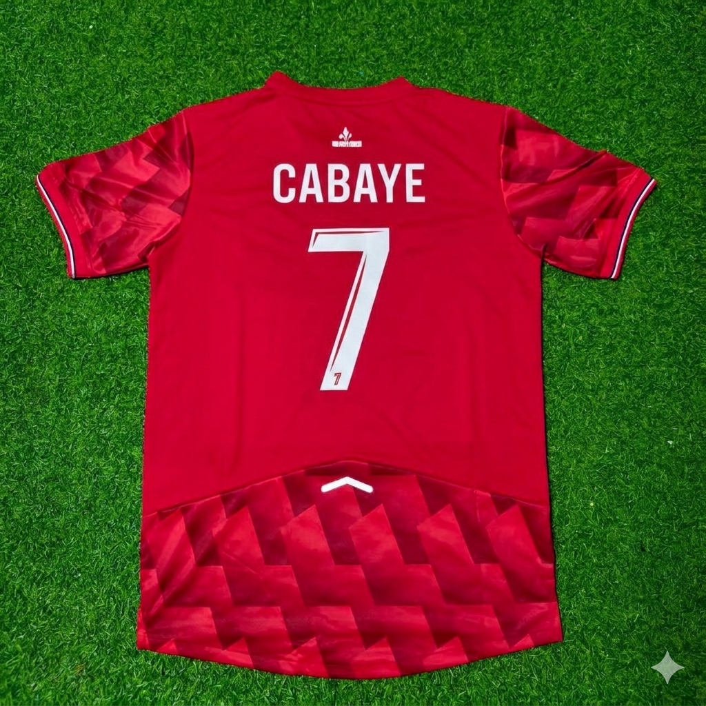 Yohan Cabaye #7 LOSC Lille Home Football Retro Jersey