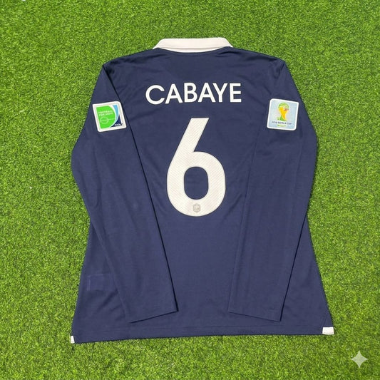 Yohan Cabaye #6 France 2014 World Cup Long Sleeve Football Jersey