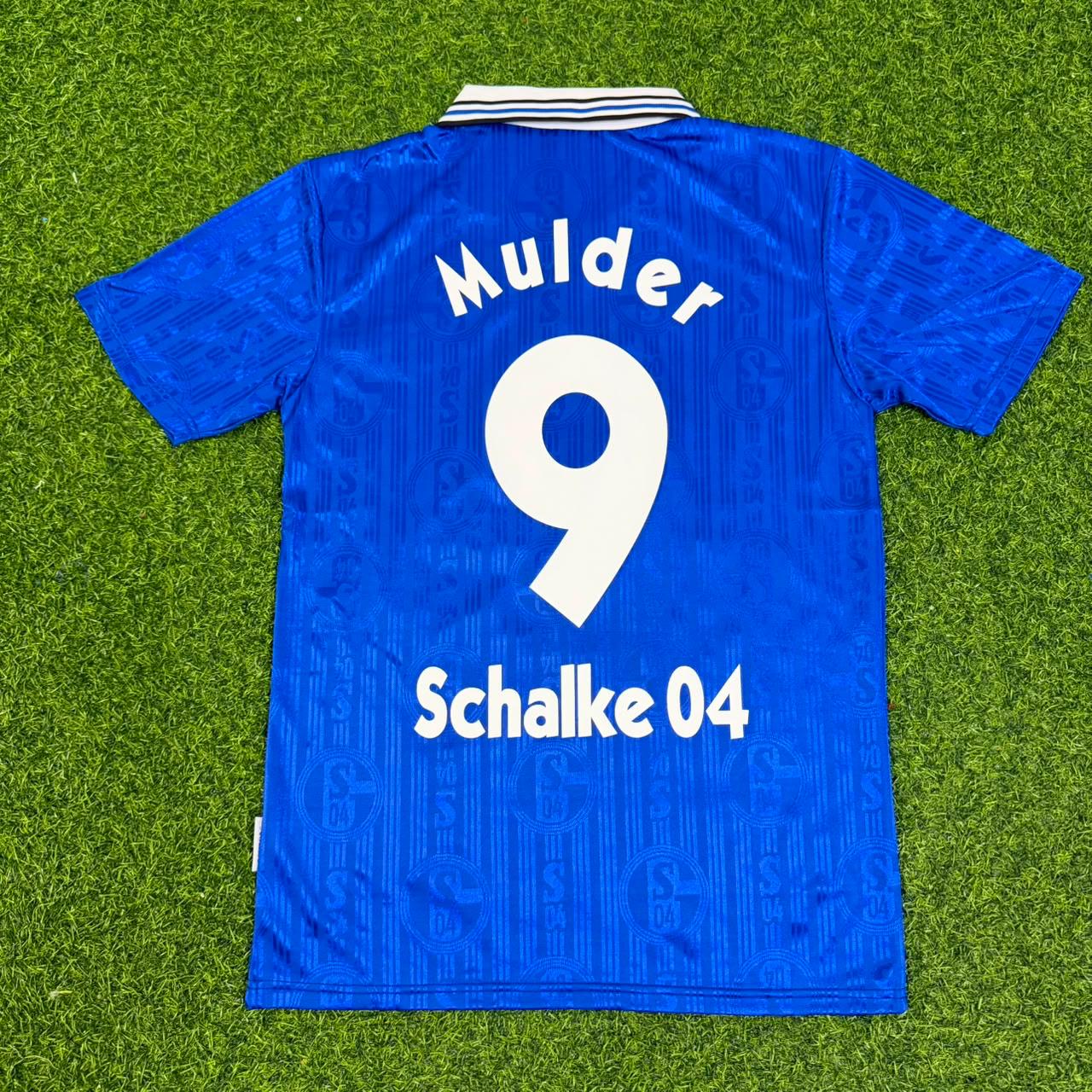 Youri Mulder Schalke 04 1996-1997 Heim Retro Fußballtrikot