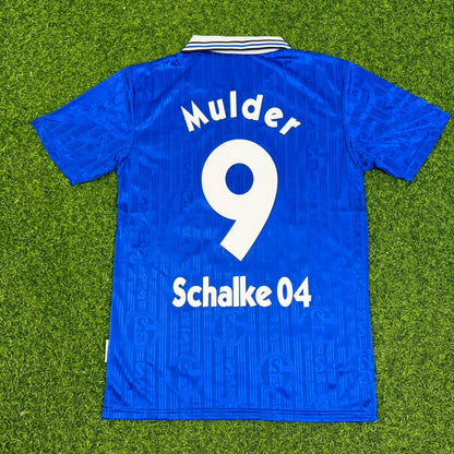 Youri Mulder Schalke 04 1996-1997 Heim Retro Fußballtrikot