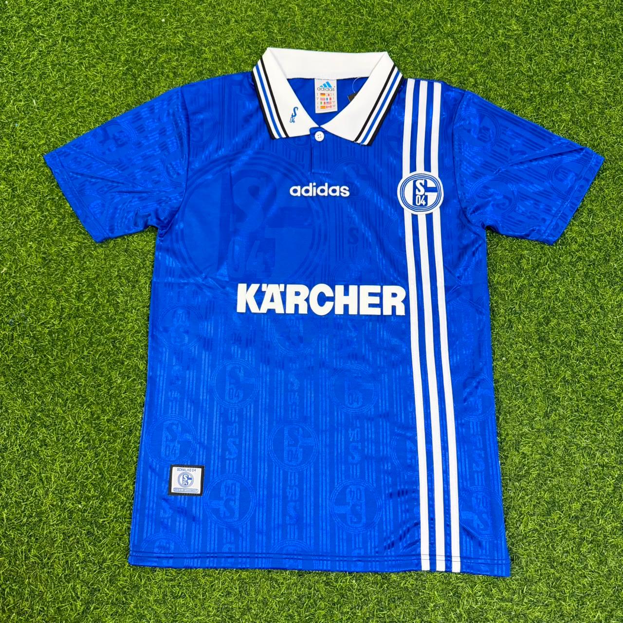 Youri Mulder Schalke 04 1996-1997 Heim Retro Fußballtrikot