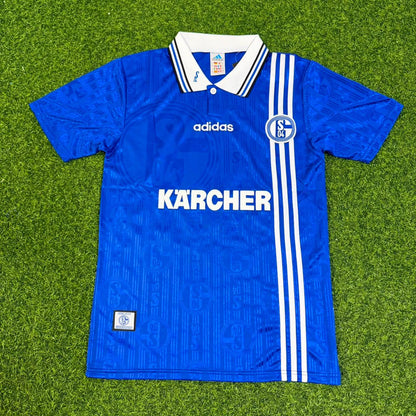 Youri Mulder Schalke 04 1996-1997 Heim Retro Fußballtrikot