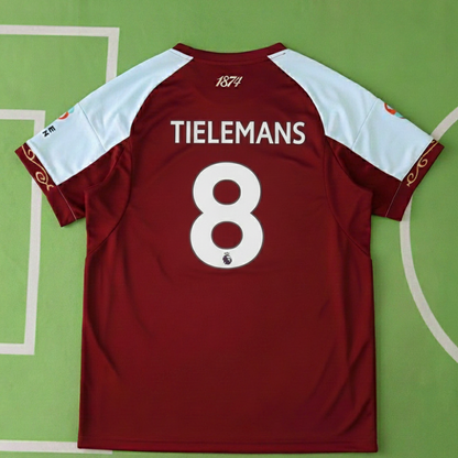 Youri Tielemans 8- Aston Villa 2026 Home New season Jersey Trikot Maillot