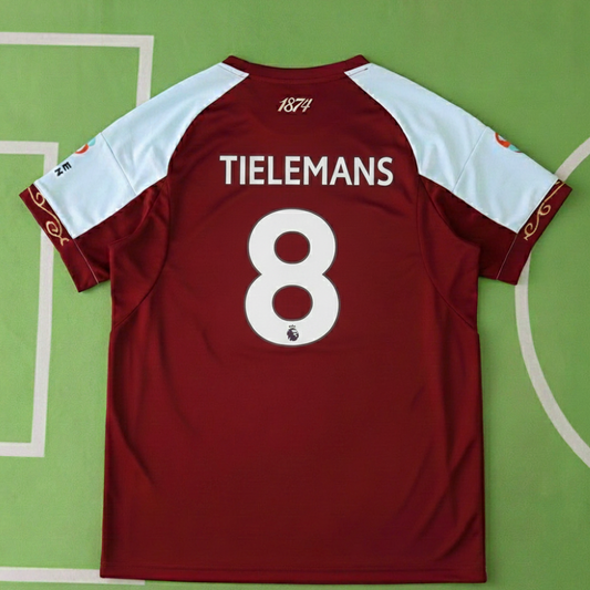 Youri Tielemans 8- Aston Villa 2026 Home New season Jersey Trikot Maillot