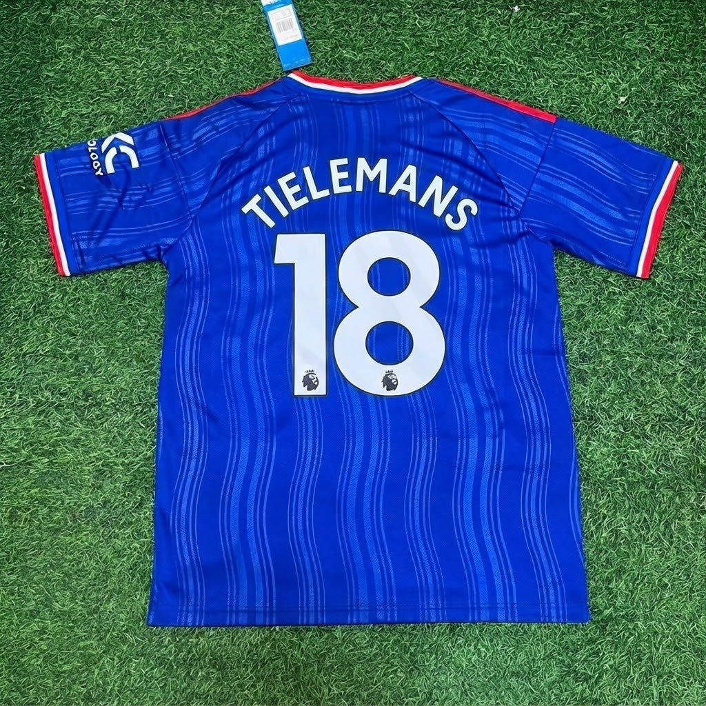 Youri Tielemans #18 Manchester United Blue New Season 2027 Jersey Trikot Maillot Soccer Shirt