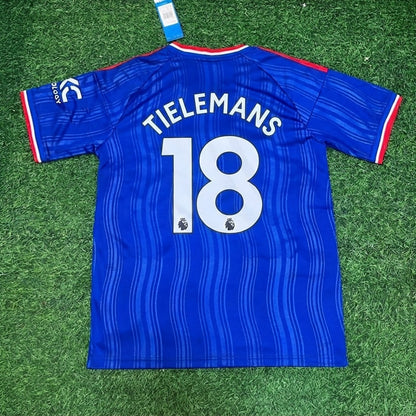 Youri Tielemans #18 Manchester United Blue New Season 2027 Jersey Trikot Maillot Soccer Shirt